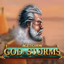 Official Slots logo: Age Of The Gods: God of Storms by Playtech at FlashDash Casino