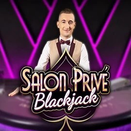 Blackjack Salon Privé logo by Ezugi at FlashDash Casino