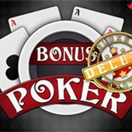 Bonus Poker Deluxe - 3 Hands online game logo by RTG (Reel Time Gaming) on flash-dash.nl