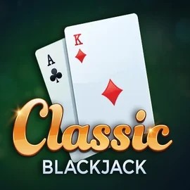 Classic Blackjack logo by Red Tiger Gaming at FlashDash Casino