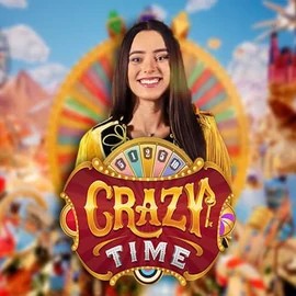 Crazy Time logo – Live Casino by Evolution at FlashDash Casino