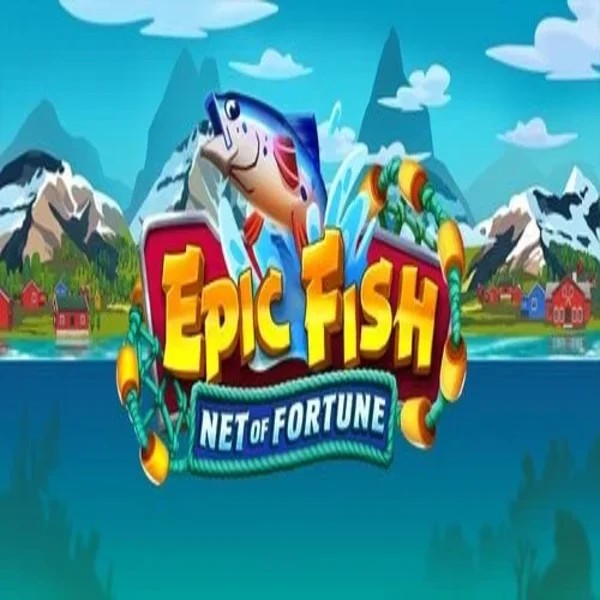 Epic Fish Net of Fortune slot logo by Quickspin at FlashDash CasinoEpic Fish Net of Fortune