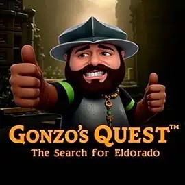 Gonzo's Quest slot logo by NetEnt at FlashDash CasinoGonzo's Quest