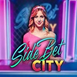 Official Live Casino logo: Side Bet City by Evolution at FlashDash Casino