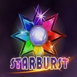 Starburst casino game by NetEnt – featured logo at FlashDash Casino